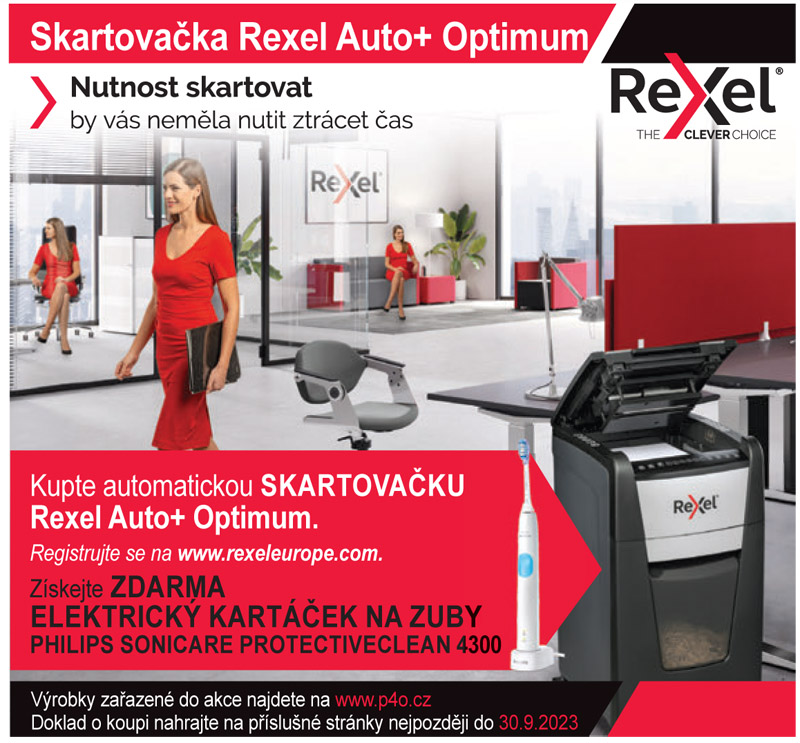 Skartovačky Rexel Auto+ s dárkem